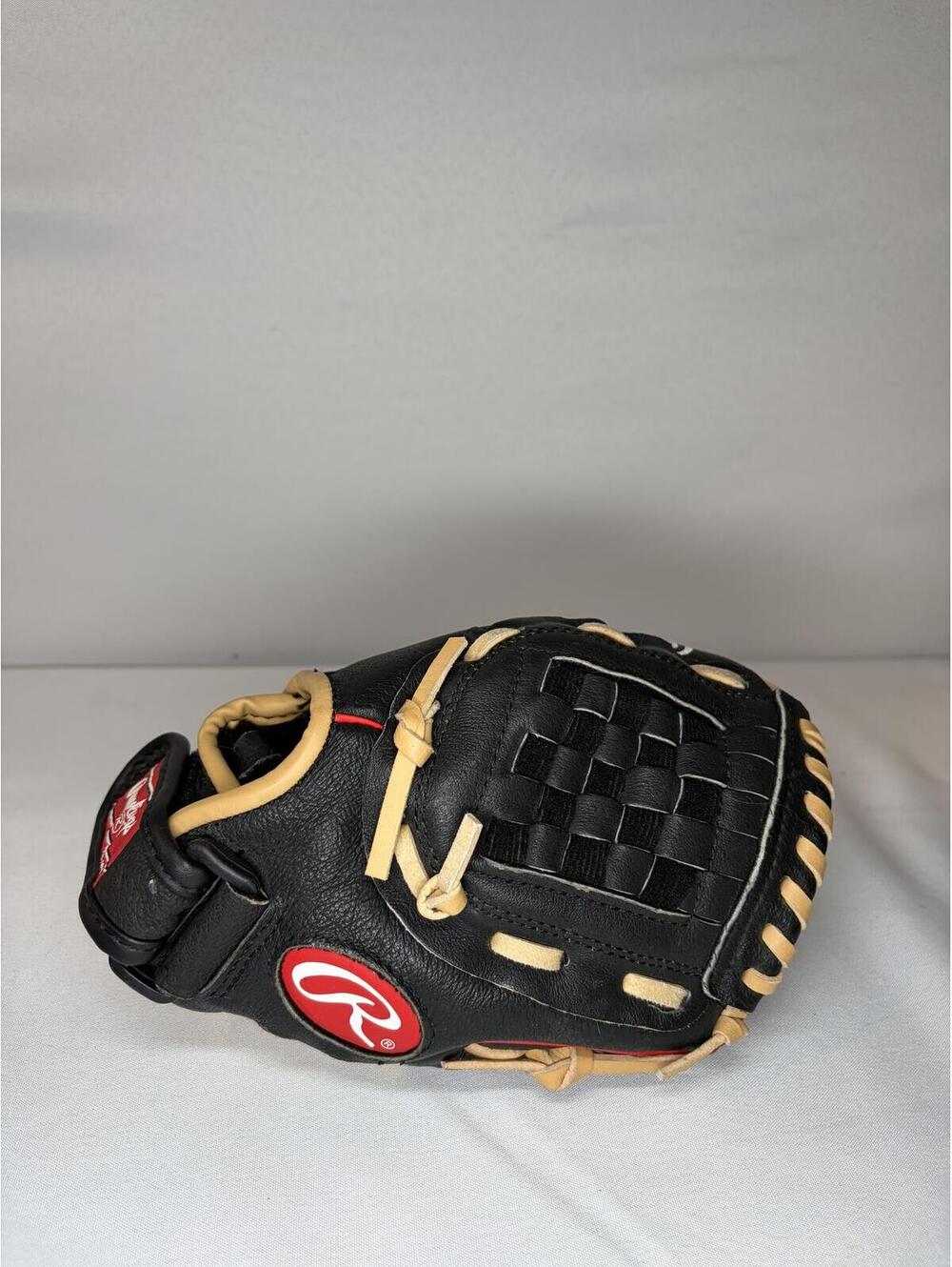 Rawlings Gold Glove Co. Highlight 10" Leather Baseball Glove Black Tan Red